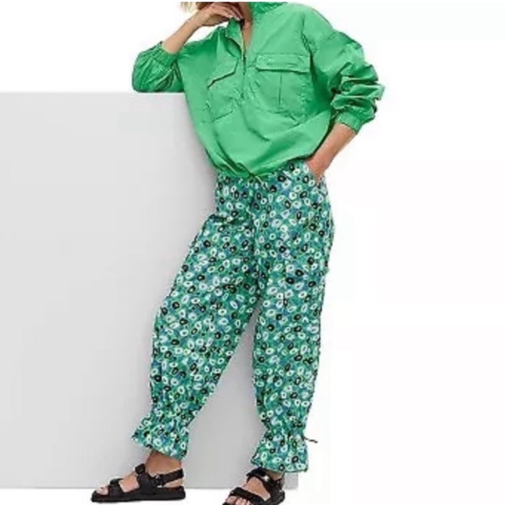 Diane von Furstenberg Utility Jazz Dot Green Cargo Pants DVF Target